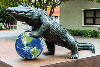 SF State Gator statue