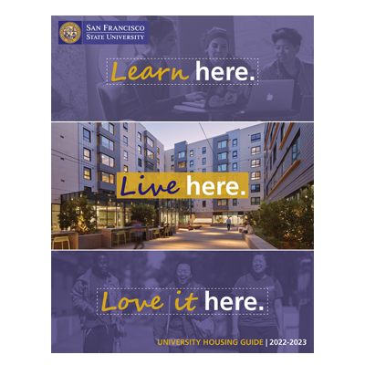Cover of the housing brochure 