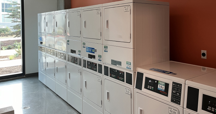 Laundry room at West Grove Commons