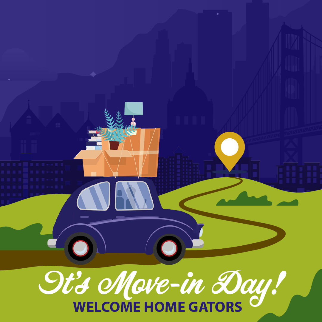 It's Move-in Day! Welcome Home Gators!