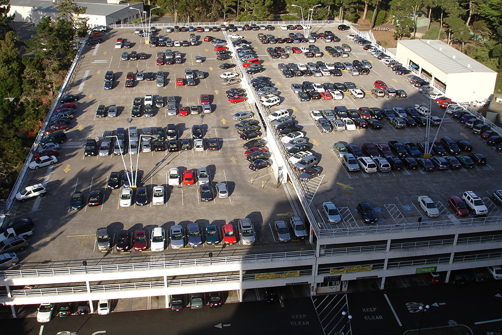 Top level of SFSU's lot 20