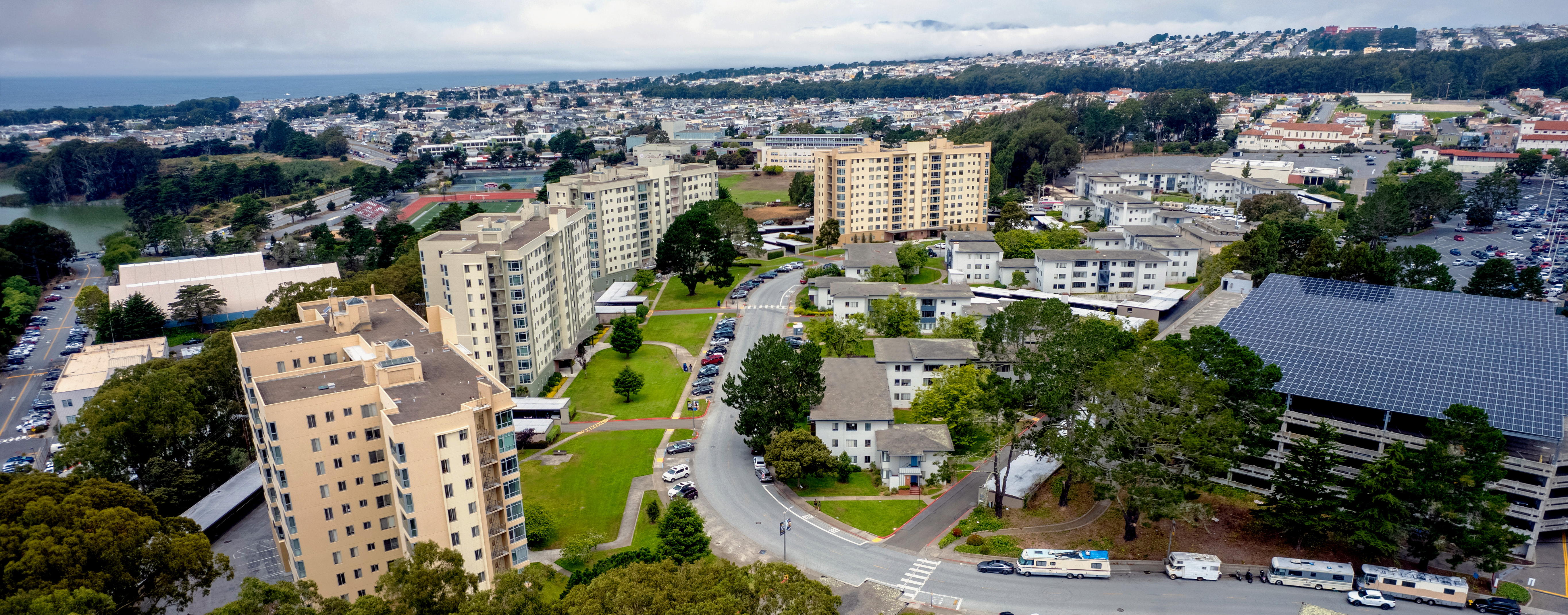 Aerial view of University Park North