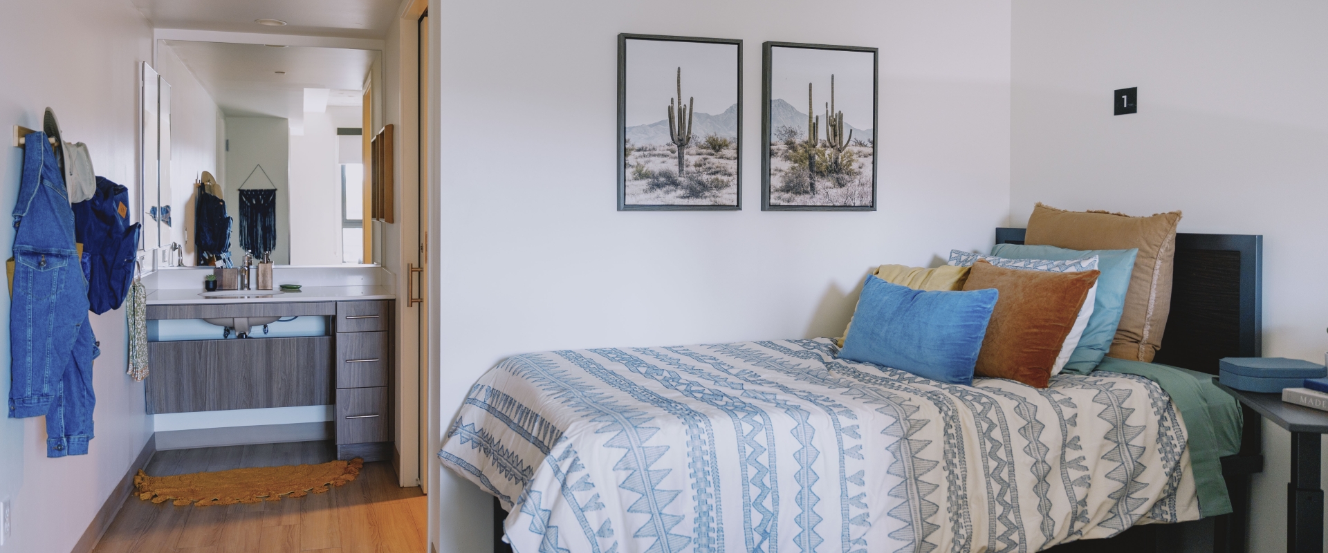 Student bedroom at Manzanita Square