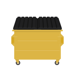 debris bin icon