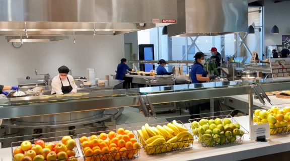 Food Station at the Dining Center